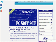 Tablet Screenshot of pcsoftsolution.com
